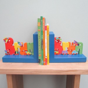 Name Bookends (Boy)