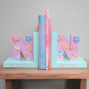 Initial Bookends (Girl) Initial Bookends (Girl)