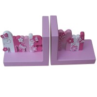 Painted Name Bookends (Girl)