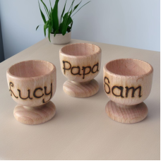 Personalised Wooden Egg Cup