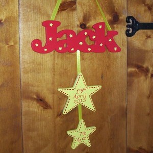 Hanging Wooden Name