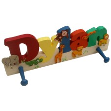 Personalised Coat Hook/Peg (bright colours)