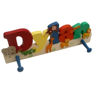 Personalised Coat Hook/Peg (bright colours)