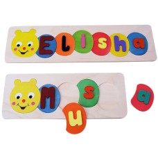 Caterpillar Name Tray Puzzle