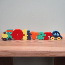 Name Jigsaw with Vehicles 