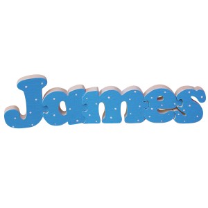 Painted Name Jigsaw (Boy)