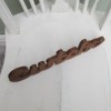 Mahogany Cwtch Sign with Single Heart
