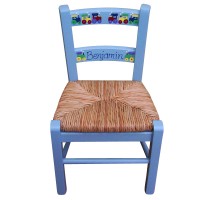 Childrens Chair Personalised with Name Blue for Children Aged 18 Months 4 Years YourSurprise Personalised Childrens Chair Made of Cotton 
