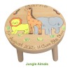 Child's Wooden Stool with 3 Legs (Bright)