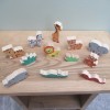 Wooden Jungle Animals with Personalised Oak Gift Tag