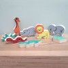 Personalised Wooden Play Jungle Animals
