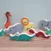 Personalised Wooden Play Jungle Animals